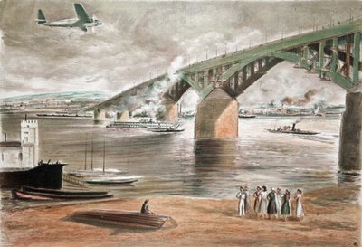 1937 में गोर्की में ब्रोडगे। द्वारा अनातोली आंद्रेयेविच सुवोरोव