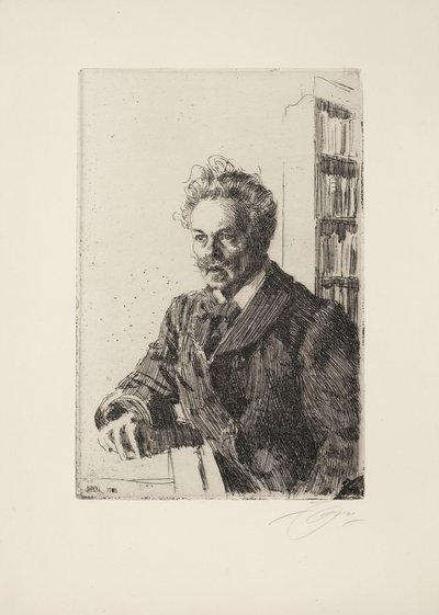 अगस्त स्ट्रिंडबर्ग, 1910 द्वारा अलग है लियोनार्ड ज़ोर्न