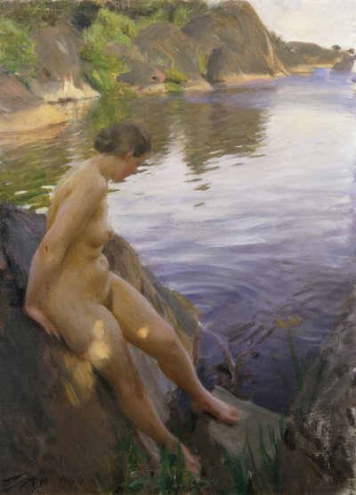 सन्धम से; फ्रैंक संधम, 1906 द्वारा Anders Leonard Zorn