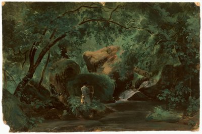 एक चित्रकार, सिविता कैस्टेलाना के साथ वन आंतरिक सज्जा द्वारा आंद्रे गिरौक्स