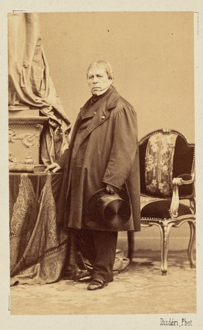 जीन-अगस्टे-डोमिनिक इंग्रेस, सीए 1860। द्वारा आंद्रे एडोल्फ यूजीन डिसडेरी