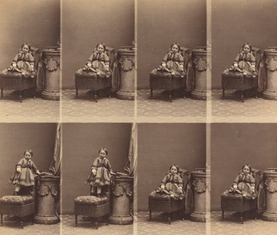 मैडमियोसेले ट्रेचियर, सी। 1860. द्वारा आंद्रे एडोल्फ यूजीन डिसडेरी