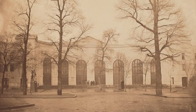 1855 की प्रदर्शनी यूनिवर्स। पालिस देस बीक्स-आर्ट्स का मुख्य प्रवेश, 1855। द्वारा आंद्रे एडोल्फ यूजीन डिसडेरी