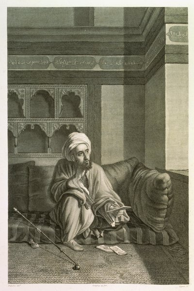 एस्तीन फ्रेडरिक लिग्नन (1779-1833) पब द्वारा उकेरी गई &39;मिस्र का वर्णन&39; के खंड II की वेशभूषा और चित्रों से एस्ट्रोनॉमर। नेपोलियन के आदेश के तहत, 1822 द्वारा आंद्रे डुटरट्रे