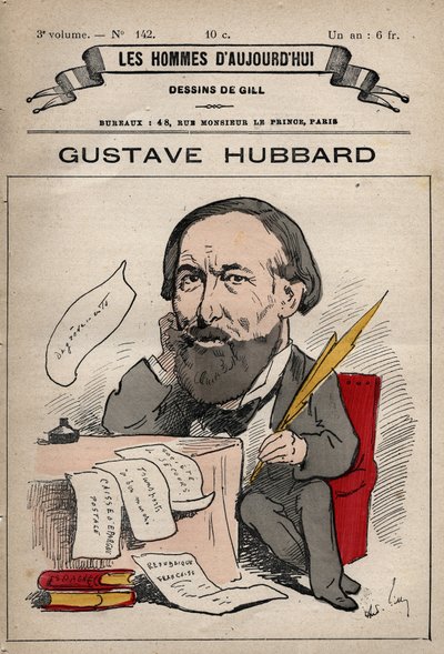 निकोलस गुस्ताव हबर्ड (1828-1888) का कार्टून 'लेस होम्स डी'टुडे' से अंग्रेजी राजनीतिक अर्थशास्त्री सी। 1779 - 1880 आंद्रे गिल द्वारा (1840-85) द्वारा एंड्रयू गिल