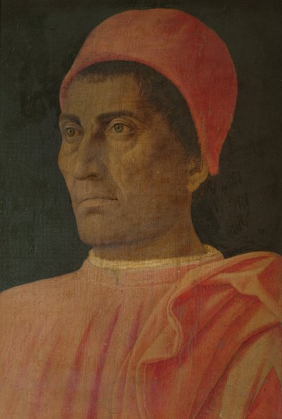कार्डिनल कार्लो डे मेडिसी का पोर्ट्रेट द्वारा Andrea Mantegna