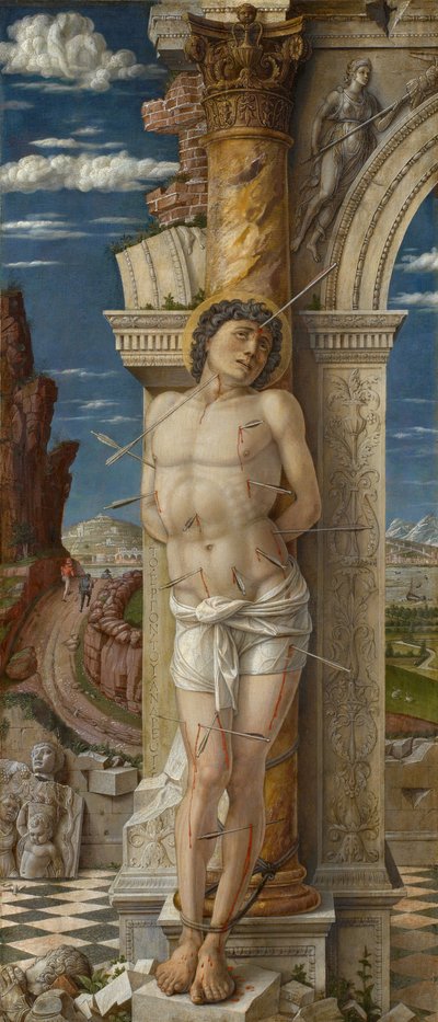 Saint Sebastian, ca 1459 द्वारा एंड्रिया मेंटेग्ना