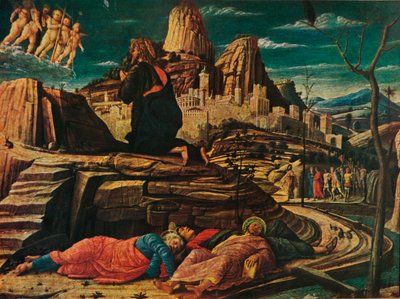 द एगोनी इन द गार्डन, c1458, 1909 द्वारा Andrea Mantegna