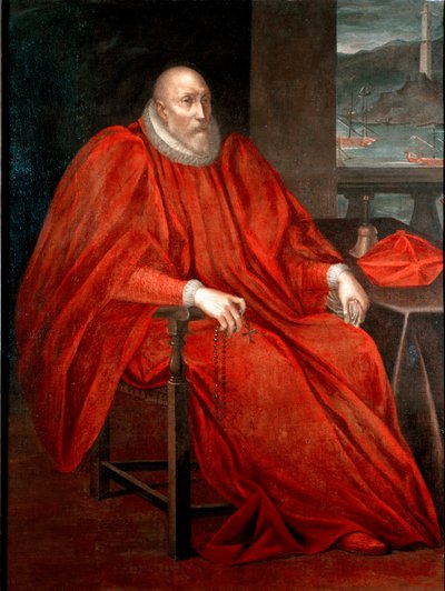 सिमोन स्पिनोला का पोर्ट्रेट (1522-1569, 1567 और 1569 के बीच जीन का डोगे) एंड्रिया सेमिनो द्वारा पेंटिंग (1526-1594) 1568-1569 सन। 128x170 सेमी निजी संग्रह द्वारा एंड्रिया सेमिनो