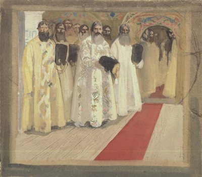 तजर का इंतजार, 1901 द्वारा आंद्रेई पेट्रोविच रयाबुश्किन
