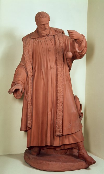 गैलीलियो गैलीली (1564-1642) c.1630 (टेराकोटा) द्वारा आंद्रेअस बोनस