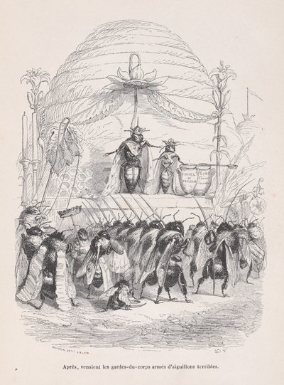 के बाद, पी से भयानक डंक से लैस गार्डों का शरीर आया ..., सीए। 1837-47। द्वारा एंड्रयू बेस्ट लेलोइर