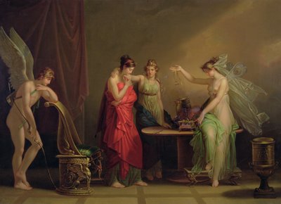 कामदेव और मानस की कथा द्वारा Angelica Kauffmann