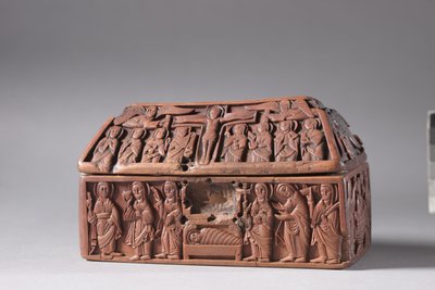 लकड़ी के ताबूत: मसीह के जीवन के दृश्य, c.1050 द्वारा एंग्लो सेक्सन