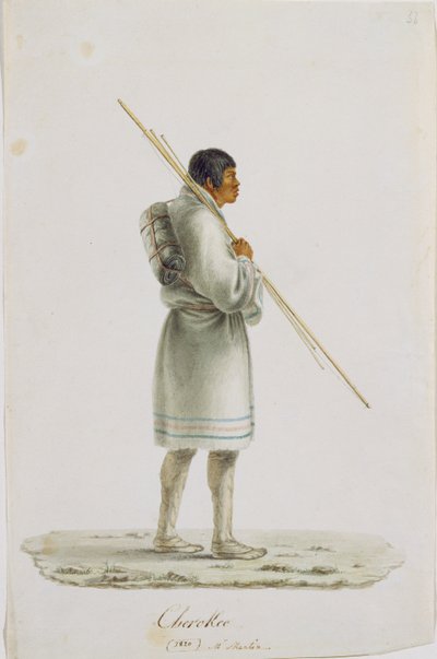 चेरोकी, 1820 द्वारा ऐनी मार्गुएराइट हाइड डी न्युविल