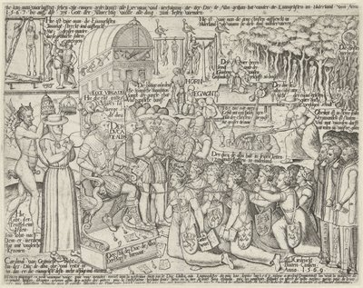 ड्यूक ऑफ अल्वा का सिंहासन, 1569 द्वारा गुमनाम
