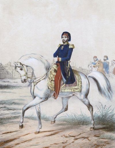 अब्दुलमेसिड इयर - सुल्तान अब्दुलमेसिड I (1823-1861) - बेनामी - 1853 - रंग लिथोग्राफ - 37x27,4 - निजी संग्रह द्वारा अनाम अनाम