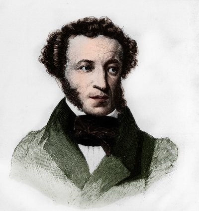 अलेक्जेंडर सर्गेयेविच पुश्किन (1799-1837), रूसी लेखक। द्वारा अनाम अनाम