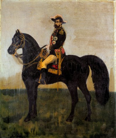 जनरल जॉर्जेस बौलैंगर (1837-1891) के अश्वारोही चित्र 19 वीं सदी के सूर्य की राजनेता बेनामी पेंटिंग। 0,55x0,46 मीटर पेरिस, मुसी कार्नावाले द्वारा अनाम अनाम