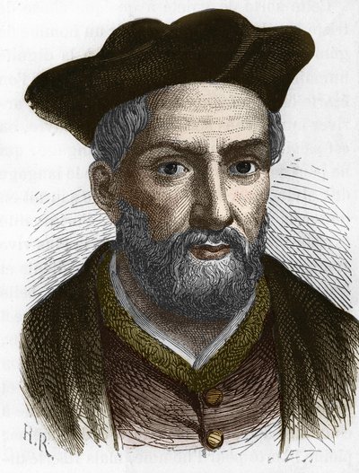 फ़्राँस्वा रबेलैस (1495 - 1553), फ्रांसीसी लेखक। द्वारा अनाम अनाम