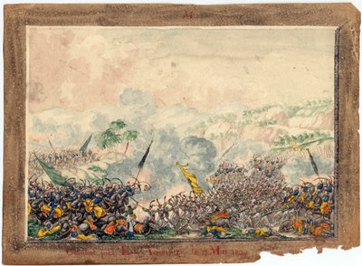 ग्युरे रूसो-टर्क डे 1828-1829 - मई 1829 को प्रोवाडिया के पास लड़ाई - अनाम - 1829 - कागज पर जल रंग - 21,8x29,8 - निजी संग्रह द्वारा अनाम अनाम