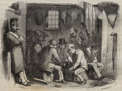 19वीं सदी में रोशफोर्ट बैगन में फोरकैट्स का भोजन। पियरे ज़ैकोन (1817-1895) (कोलोनिया पेनेल - दंड कॉलोनी) द्वारा "उनके निर्माण से लेकर आज तक दोषियों का इतिहास" (1877) में उत्कीर्णन। निजि संग्रह। द्वारा अनाम अनाम