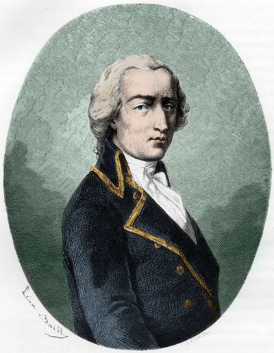 GONTAUT BIRON, DUC DE LAUZUN, फ्रांसीसी सैनिक द्वारा आर्मंड लुइस का पोर्ट्रेट - लॉज़ुन के आर्मंड-लुई डी गोंटौट बिरोन ड्यूक का पोर्ट्रेट (बिरोन-लॉज़ुन) (1758-1793) - 1863 में "ले लिवरे रूज - हिस्टोइरे डी एल ' में उत्कीर्णन। फ्रांस में मचान ”डुप्रे  द्वारा अनाम अनाम