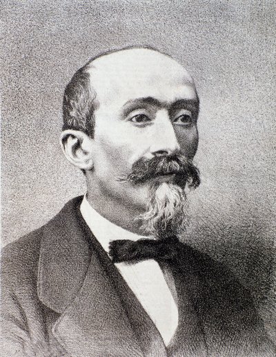 एंटोनियो कैग्नोनी का पोर्ट्रेट (1828-1896) इतालवी संगीतकार मिलानी निजी संग्रह द्वारा अनाम अनाम