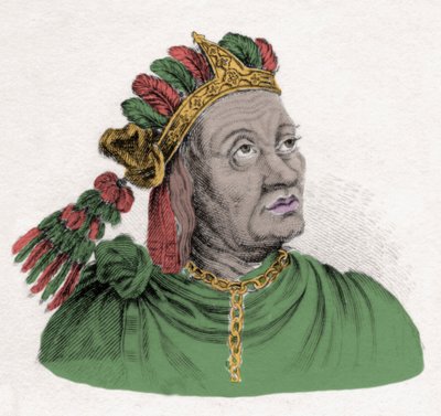 इंका साम्राज्य के अंतिम सम्राट अताहुल्पा (1502-1533) का पोर्ट्रेट। 19वीं सदी की नक्काशी। मिलानी द्वारा अनाम अनाम