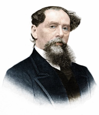 चार्ल्स डिकेंस का पोर्ट्रेट (1812-1870), अंग्रेजी लेखक। द्वारा अनाम अनाम
