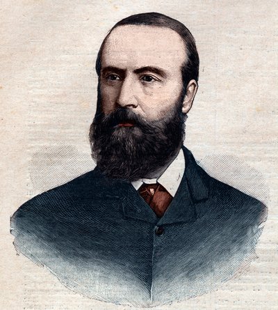 चार्ल्स स्टीवर्ट पार्नेल का पोर्ट्रेट (1846 -1891), आयरिश राजनीतिज्ञ। 1891 से "" ले पेटिट पेरिसियन "" में उत्कीर्णन। निजी संग्रह। द्वारा अनाम अनाम