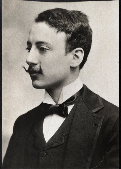 गैब्रिएल का पोर्ट्रेट, अन्नुंजियो द्वारा (1863-1938), इतालवी लेखक। द्वारा अनाम अनाम