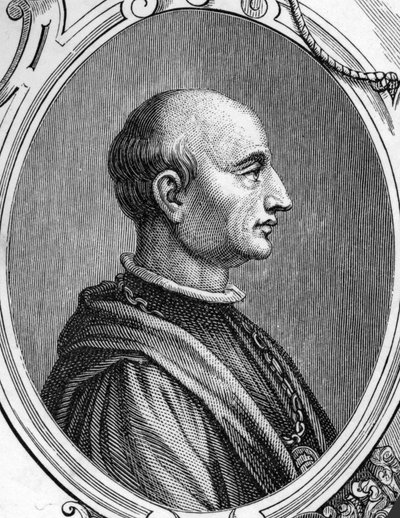जेंटाइल बेलिनी का पोर्ट्रेट (1429-1507), इतालवी चित्रकार। आर्मेंगॉड द्वारा "" यूरोप की दीर्घाओं - इटली "" में 1859 की उत्कीर्णन। निजि संग्रह। द्वारा अनाम अनाम