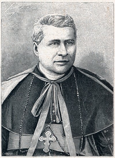 जियोवानी शिमोनी का पोर्ट्रेट (1816-1892), इतालवी कार्डिनल। लुई-यूजीन (लुई यूजीन) लौवेट द्वारा "द कैथोलिक मिशन्स इन द XIXth सेंचुरी" में उत्कीर्णन। निजि संग्रह। द्वारा अनाम अनाम