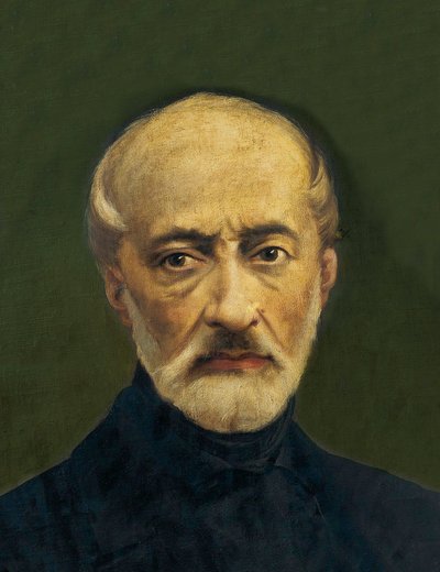 Giuseppe Mazzini (1805-1872), इतालवी राजनीतिज्ञ और राष्ट्रवादी का पोर्ट्रेट। बेनामी पेंटिंग द्वारा अनाम अनाम