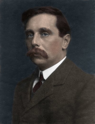 एचजी वेल्स का पोर्ट्रेट - हर्बर्ट जॉर्ज वेल्स 1866-1946 द्वारा अनाम अनाम