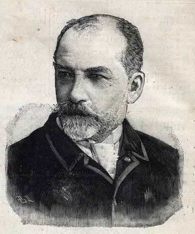 लियोन बोनट (1833-1922) का पोर्ट्रेट, उस समय के फ्रांसीसी चित्रकार सोसाइटी डेस आर्टिस्ट फ़्रैंकैस के अध्यक्ष थे। "" ले प्यूट पेरिसियन "" में उत्कीर्णन द्वारा अनाम अनाम