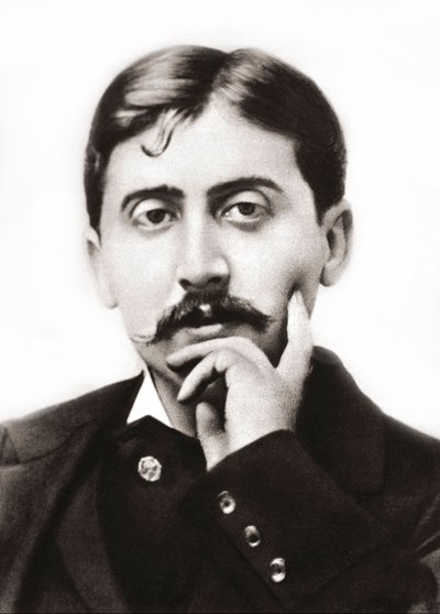 मार्सेल प्राउस्ट का पोर्ट्रेट (1871-1922), 1900 के आसपास फ्रांसीसी लेखक द्वारा अनाम अनाम