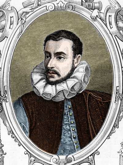 पाओलो कैलीरी के पोर्ट्रेट ने कहा कि पाओलो वेरोनीज़ (1528-1588) इतालवी चित्रकार। 1859 में आर्मेंगॉड द्वारा "" यूरोप की दीर्घाओं - इटली "" में उत्कीर्णन। निजि संग्रह। द्वारा अनाम अनाम