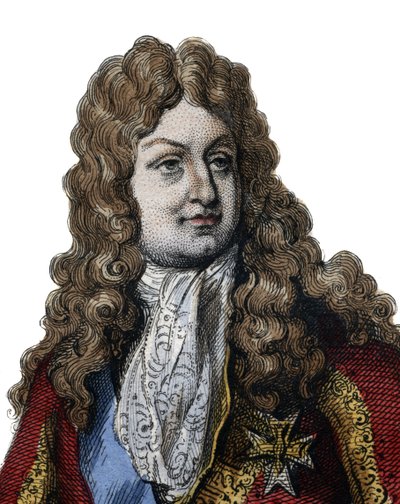 फिलिप II का पोर्ट्रेट, ड्यूक ऑफ ऑरलियन्स (1674-1723), फ्रांस के शाही परिवार के सदस्य और 1715 से 1723 तक किंगडम के रीजेंट। एडमंड मेनेचेट द्वारा "ले प्लुटार्क फ़्रैंकैस" से चित्रण द्वारा अनाम अनाम