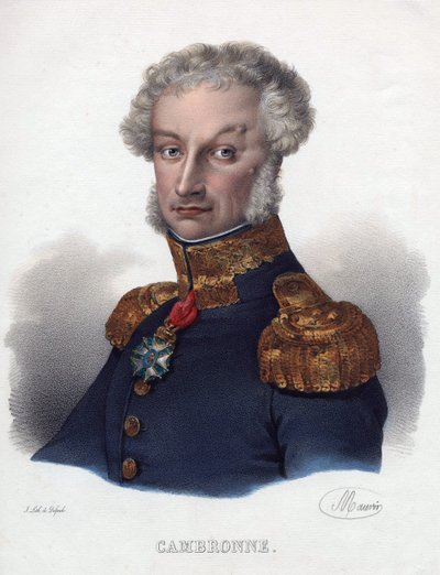 पियरे कैम्ब्रोन का पोर्ट्रेट (1770-1842) - बेनामी - 1835 - लिथोग्राफ, वॉटरकलर - 32x24 - निजी संग्रह द्वारा अनाम अनाम