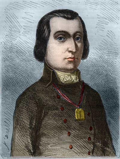 पियरे जोसेफ कैंबोन (1756 -1820) का चित्र कैनवस में निगेटिव, नेशनल कन्वेंशन में हेरॉल्ट के प्रतिनियुक्त। एडोल्फ थियर्स द्वारा 1866 से "हिस्टोइरे डे ला रेवोल्यूशन फ़्रैंकाइज़" में उत्कीर्णन निजि संग्रह। द्वारा अनाम अनाम