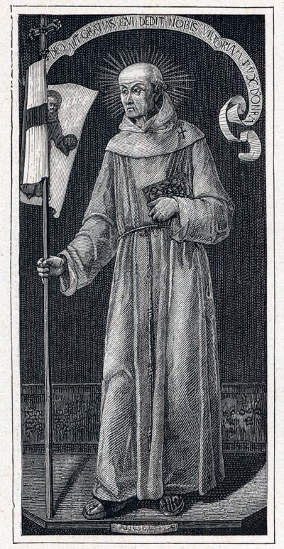 कैपिस्ट्रान के सेंट जॉन का पोर्ट्रेट (जियोवन्नी दा कैपस्ट्रानो) (1386-1456), इतालवी फ्रांसिस्कन। 15 वीं शताब्दी की पेंटिंग बार्टोलोमो विवरिनी द्वारा। लुई-यूजीन (लुई यूजीन) लौवेट द्वारा "लेस मिशन कैथोलिक्स औ XIXeme सिकल" में उत्कीर्णन। निजी कंपनी द्वारा अनाम अनाम