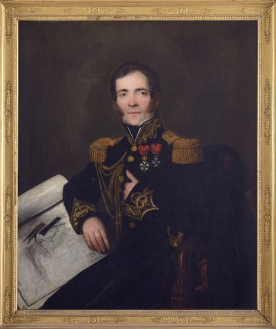 एडमिरल ऐनी चेरेटियन लुई डी हेल (1783-1864), बेनामी का पोर्ट्रेट। कैनवास पर तेल, सी. 1832. निजी संग्रह द्वारा अनाम अनाम