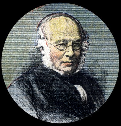 डाक इतिहास: 1839 के डाक सुधार के मूल में सर रॉलैंड हिल (1795-1879) का पोर्ट्रेट। 15/04/1920 से "" ले पेटिट जर्नल "" का विवरण। निजि संग्रह द्वारा अनाम अनाम