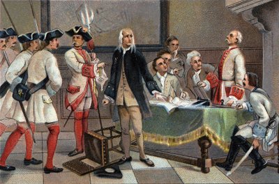 1719 में ब्रसेल्स दंगों के प्रमुख भड़काने वाले होने के कारण 1719 में फ्रेंकोइस एनीसेंस की गिरफ्तारी। 20 वीं शताब्दी की शुरुआत में ब्रुसेल्स में एंटोनी चॉकलेट की विज्ञापन क्रोमोलिथोग्राफी। निजि संग्रह द्वारा अनाम अनाम