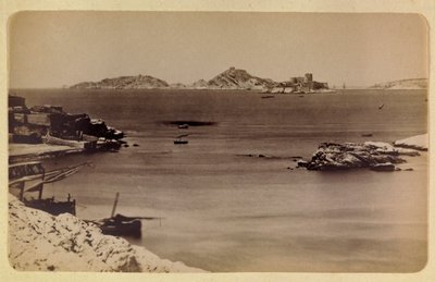 1885 -1890 के आसपास मार्सिले और उसके आसपास का शहर: इफ एंड आइलैंड्स का महल, निजी संग्रह द्वारा अनाम अनाम