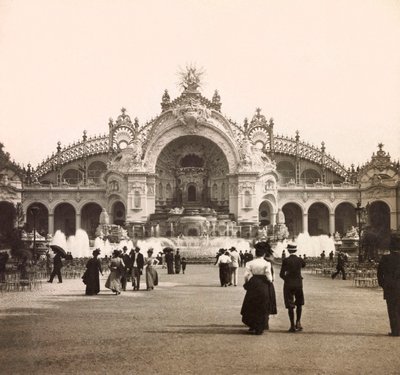 1900 की सार्वभौम प्रदर्शनी - पेरिस में प्रदर्शनी युनिवर्सेल डी 1900: जल मीनार - निजी संग्रह द्वारा अनाम अनाम