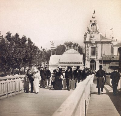 1900 का सार्वभौम प्रदर्शनी - पेरिस में प्रदर्शनी यूनिवर्सल डे 1900: पासरेले डेस इनवैलिड्स - निजी संग्रह द्वारा अनाम अनाम