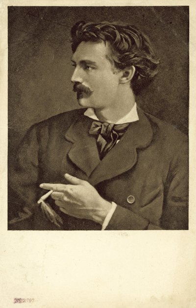 जर्मन कलाकार Anselm Feuerbach का स्व-चित्र द्वारा एंसलम फ़्यूरबैक